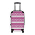 Fair Isle Knitting Cabin Suitcase
